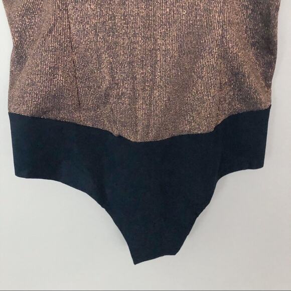 Commando Bronze Soft Sparkle Cami Thong Bodysuit NEW - Picture 5 of 12